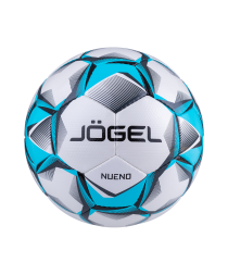 Мяч футбольный JOGEL Nueno №4, белый/голубой/черный