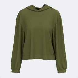 SUDADERA CON CAPUCHA MIMETIC VERDE