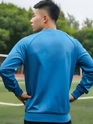 Свитшот KELME Knitted Crew Neck Sweatshirt Light Blue