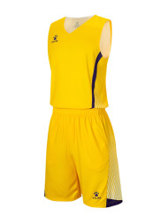 Баскетбольная форма KELME Basketball Clothes (Yellow/Dark Blue)