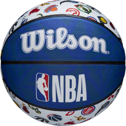 Мяч баск. WILSON NBA All Team, WTB1301XBNBA, р.7, резина, сине-белый