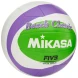Мяч вол. пляжн. MIKASA BV543C-VXB-VLG, 18 панелей,синт.кожа (ТПУ),маш.сш., бут.кам, бело-фиол-зел