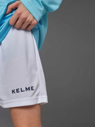 Детская футбольная форма KELME Long-Sleeved Football Suit (Light Blue/White)