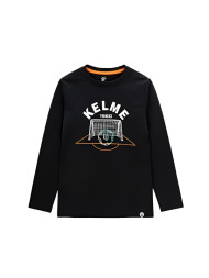 Детский лонгслив KELME Long Sleeve T-Shirt Black