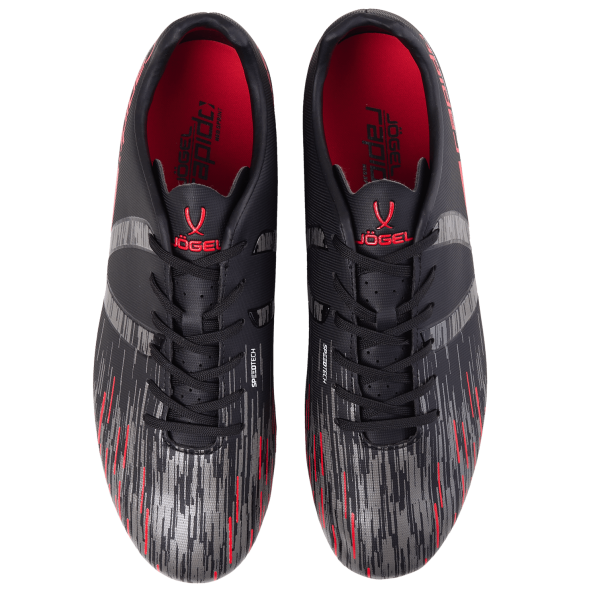 БЕЗ УПАКОВКИ Бутсы футбольные JÖGEL Rapido FG Black/grey
