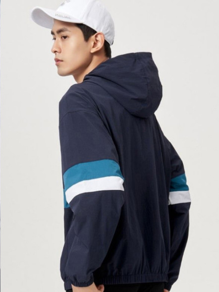Анорак KELME Woven Half Cardigan Coat Dark Blue