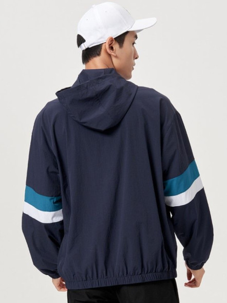 Анорак KELME Woven Half Cardigan Coat Dark Blue