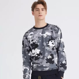 Свитшот KELME Men's Round Neck Sweater Grey