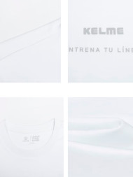 Футболка KELME Round Neck Short Sleeve T-Shirt White