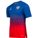 Футболка разминочная JOGEL NATIONAL PerFormDRY Pre-Match Tee, сине-красный