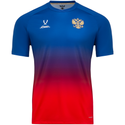 Футболка разминочная JOGEL NATIONAL PerFormDRY Pre-Match Tee, сине-красный