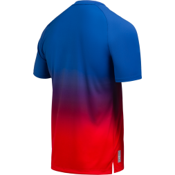 Футболка разминочная JOGEL NATIONAL PerFormDRY Pre-Match Tee, сине-красный