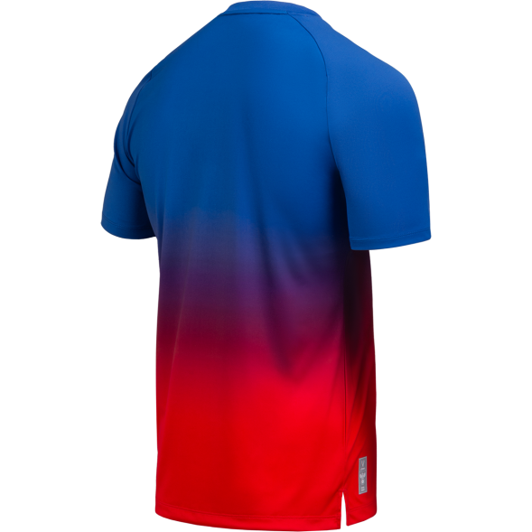 Футболка разминочная JOGEL NATIONAL PerFormDRY Pre-Match Tee, сине-красный