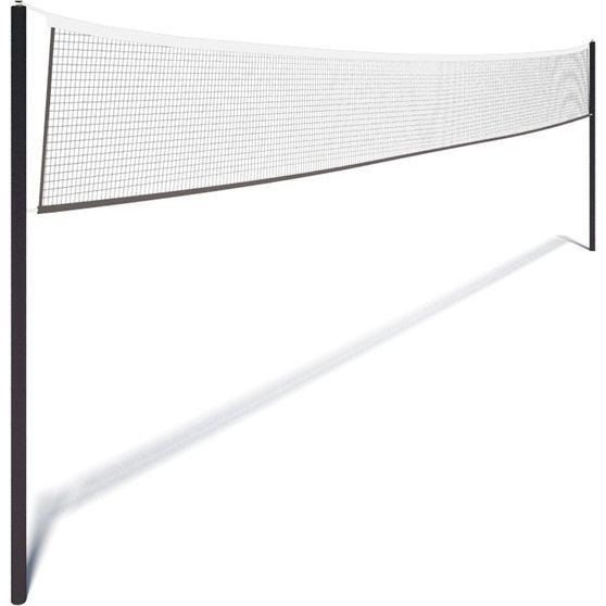 Сетка волейбольная ONLYTOP, с тросом, 9,5х1 м