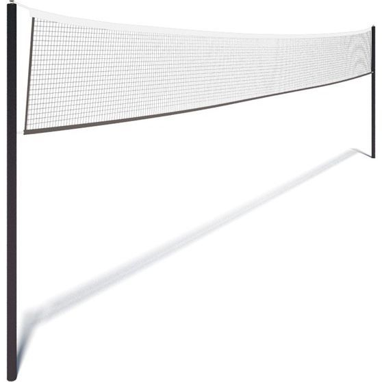 Сетка волейбольная ONLYTOP, с тросом, 9,5х1 м