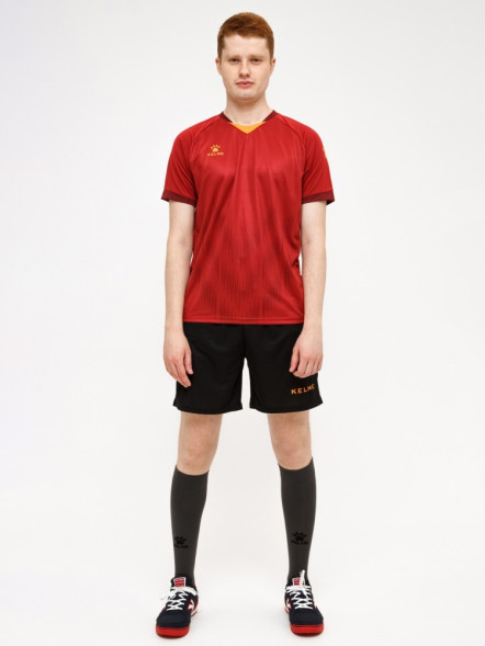 Футбольная форма KELME Short Sleeve Football Uniform (Burgundy/Black)