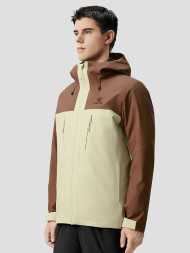 Демисезонная куртка KELME Waterproof Jacket (Down Liner) (Khaki/Dark Brown)