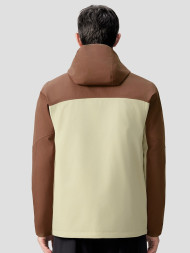 Демисезонная куртка KELME Waterproof Jacket (Down Liner) (Khaki/Dark Brown)