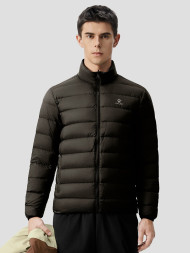 Демисезонная куртка KELME Waterproof Jacket (Down Liner) (Khaki/Dark Brown)