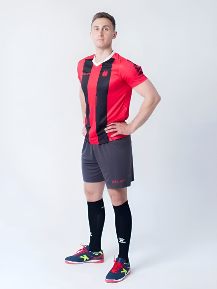 Футбольная форма KELME S/S Football Set (Red/Black)