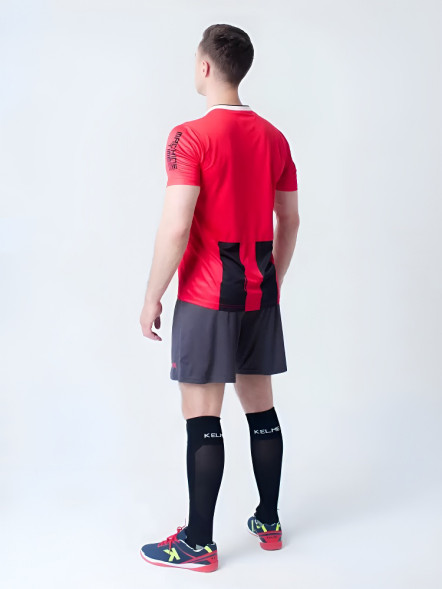 Футбольная форма KELME S/S Football Set (Red/Black)