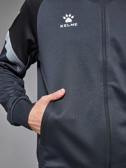 Олимпийка KELME Knitted Jacket Dark Grey