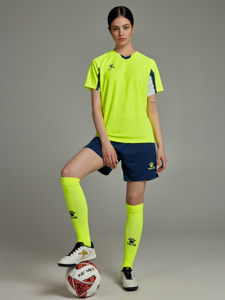 Футбольная форма KELME Short-Sleeved Football Suit (Light Green/Blue)