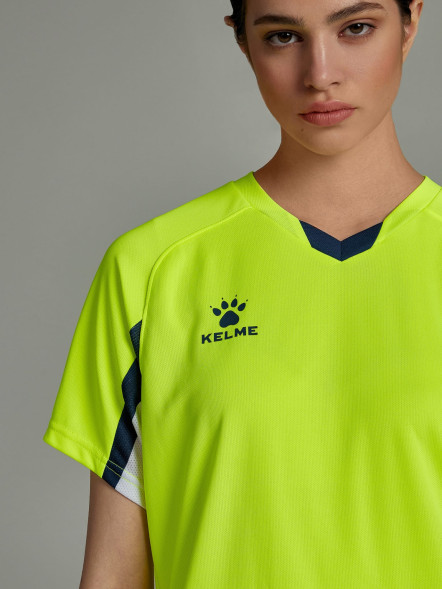 Футбольная форма KELME Short-Sleeved Football Suit (Light Green/Blue)