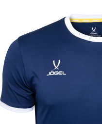 Футболка футбольная JOGEL CAMP Origin, темно-синий/белый, детский