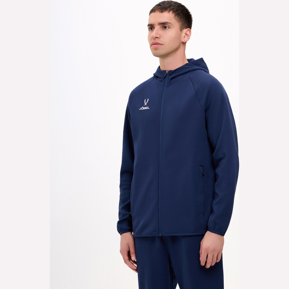 Худи на молнии JOGEL ESSENTIAL Athlete Hooded FZ Jacket, темно-синий