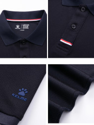 Футболка-поло KELME Short Sleeve Polo Shirt Dark Blue