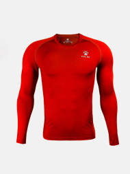 Термобелье (верх) KELME Pro Thin Long Sleeve Tights (Medium Tights) Red