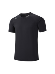 Футболка KELME Crew Neck Short-sleeved T-shirt Black