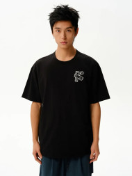 Футболка KELME Crew Neck Short-sleeved T-shirt Black