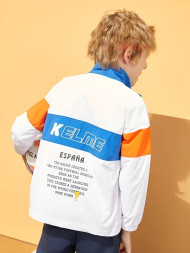 Детская ветровка KELME Woven Trench Coat (White/Light Blue)
