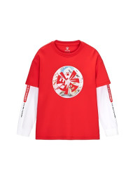 Детский лонгслив KELME Long Sleeve T-Shirt Red