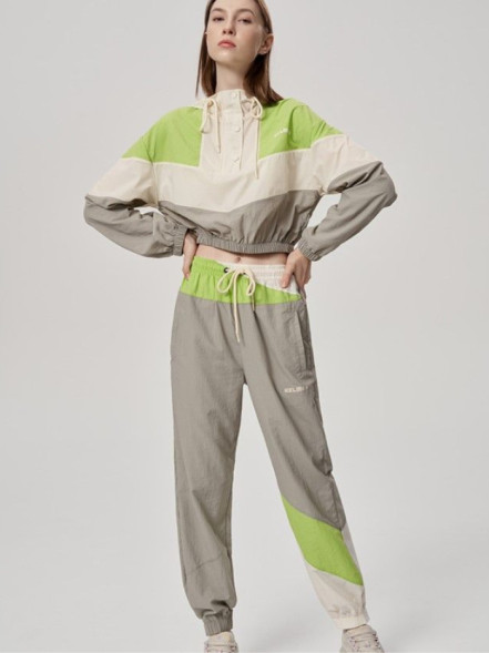 Анорак KELME Woven Half Cardigan Coat (White/Grey)