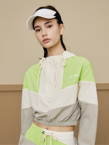 Анорак KELME Woven Half Cardigan Coat (White/Grey)