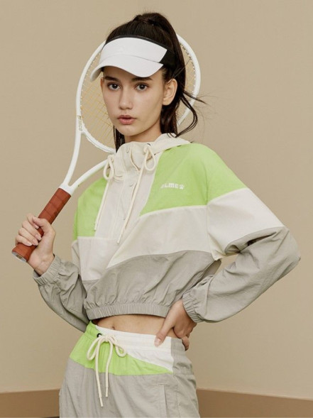 Анорак KELME Woven Half Cardigan Coat (White/Grey)