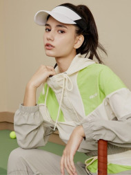 Анорак KELME Woven Half Cardigan Coat (White/Grey)