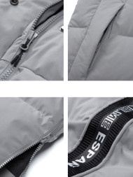 Пуховик KELME Long Down Jacket Grey