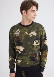 Свитшот KELME Men's Round Neck Sweater Dark Green