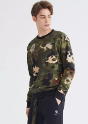 Свитшот KELME Men's Round Neck Sweater Dark Green
