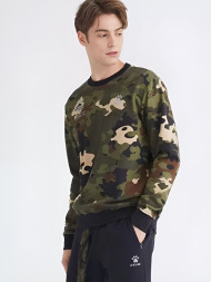 Свитшот KELME Men's Round Neck Sweater Dark Green