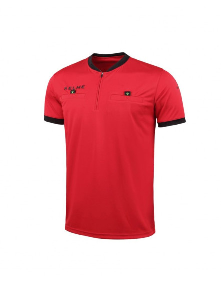 Судейская форма KELME Short Sleeve Refree Set (Red/Black)