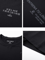 Футболка KELME Round Neck Short Sleeve T-Shirt Black