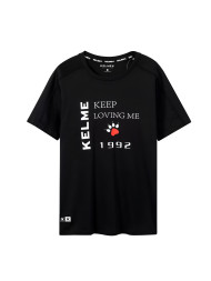 Футболка KELME Round Neck Short T Black