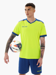 Футбольная форма KELME Football Suit (Light Green/Blue)