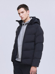 Пуховик KELME Hooded Short Padded Jacket Black
