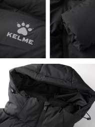 Пуховик KELME Hooded Short Padded Jacket Black